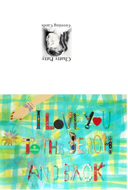 love you to the beach and back greeting card photo