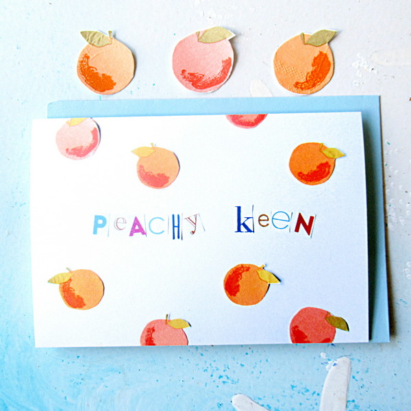 peachy keen card feature